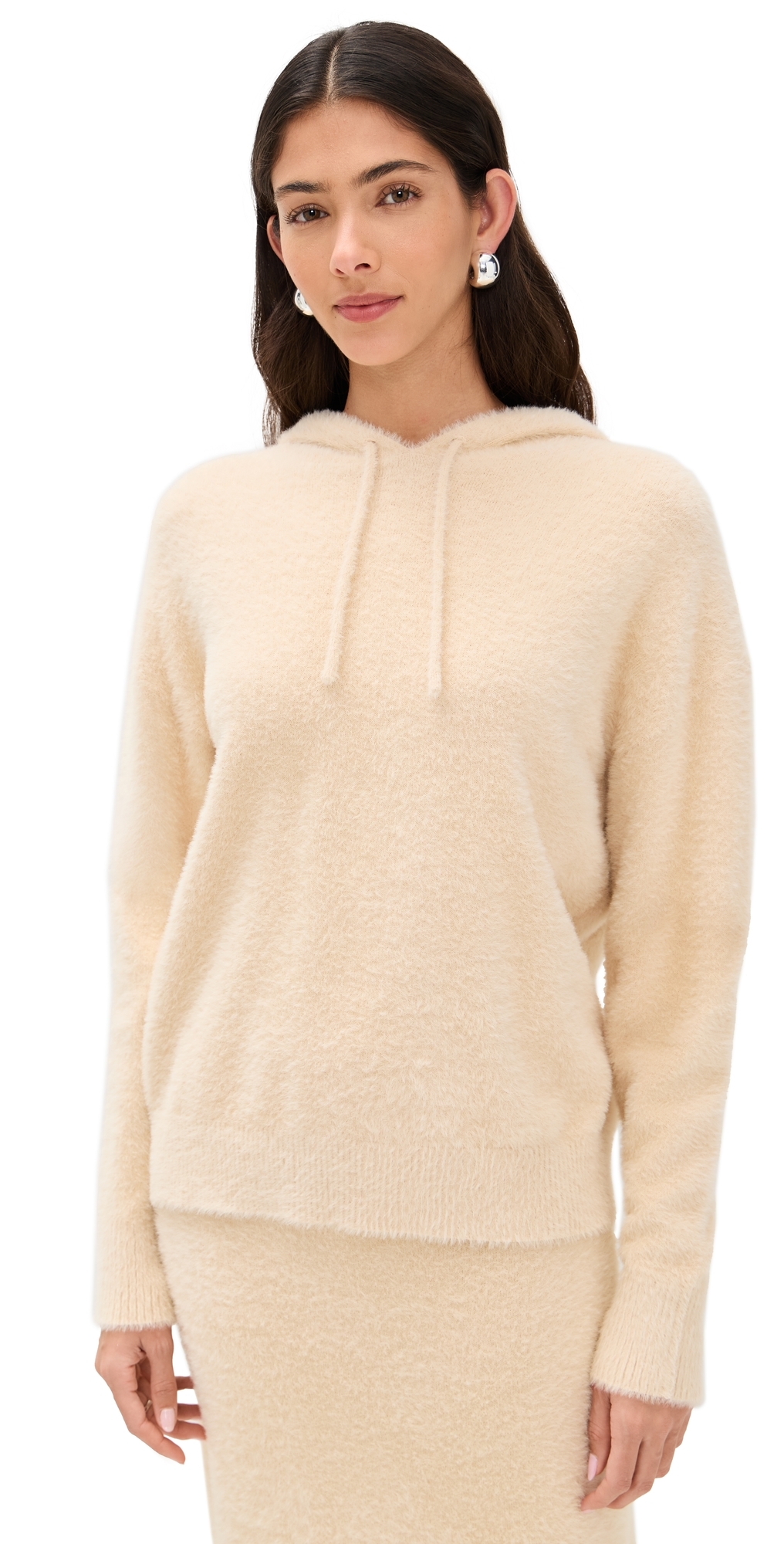 Fuzzy Hoodie Black