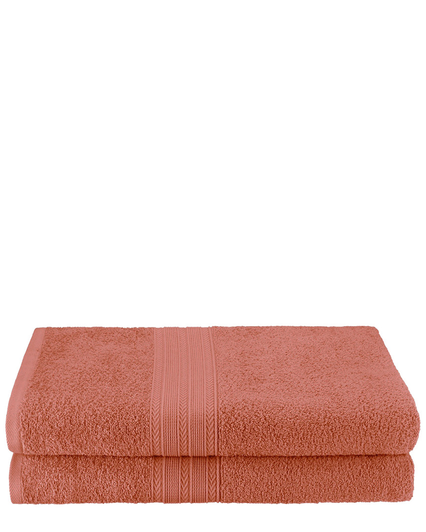 Eco-Friendly Absorbent 2pc Bath Cotton Sheet Set