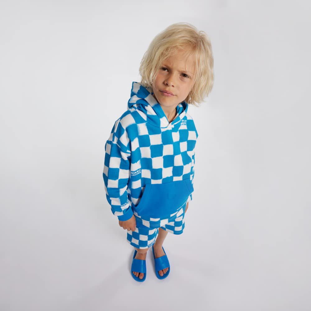 Marc Jacobs Kids Checked cotton Bermuda shorts