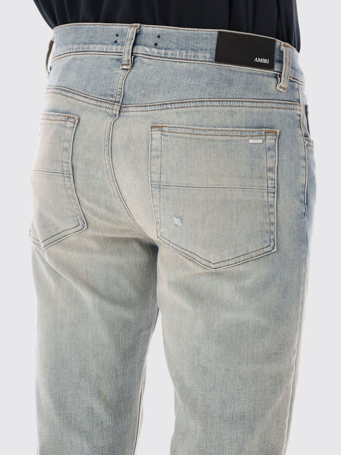 Logo-plaque skinny jeans - Black