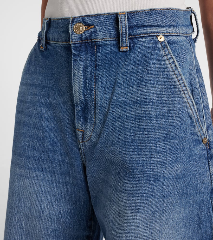 Bonnie high-rise wide-leg jeans