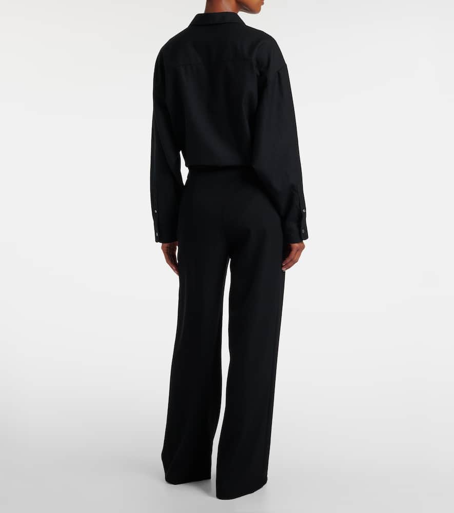 Roger wool gabardine pants