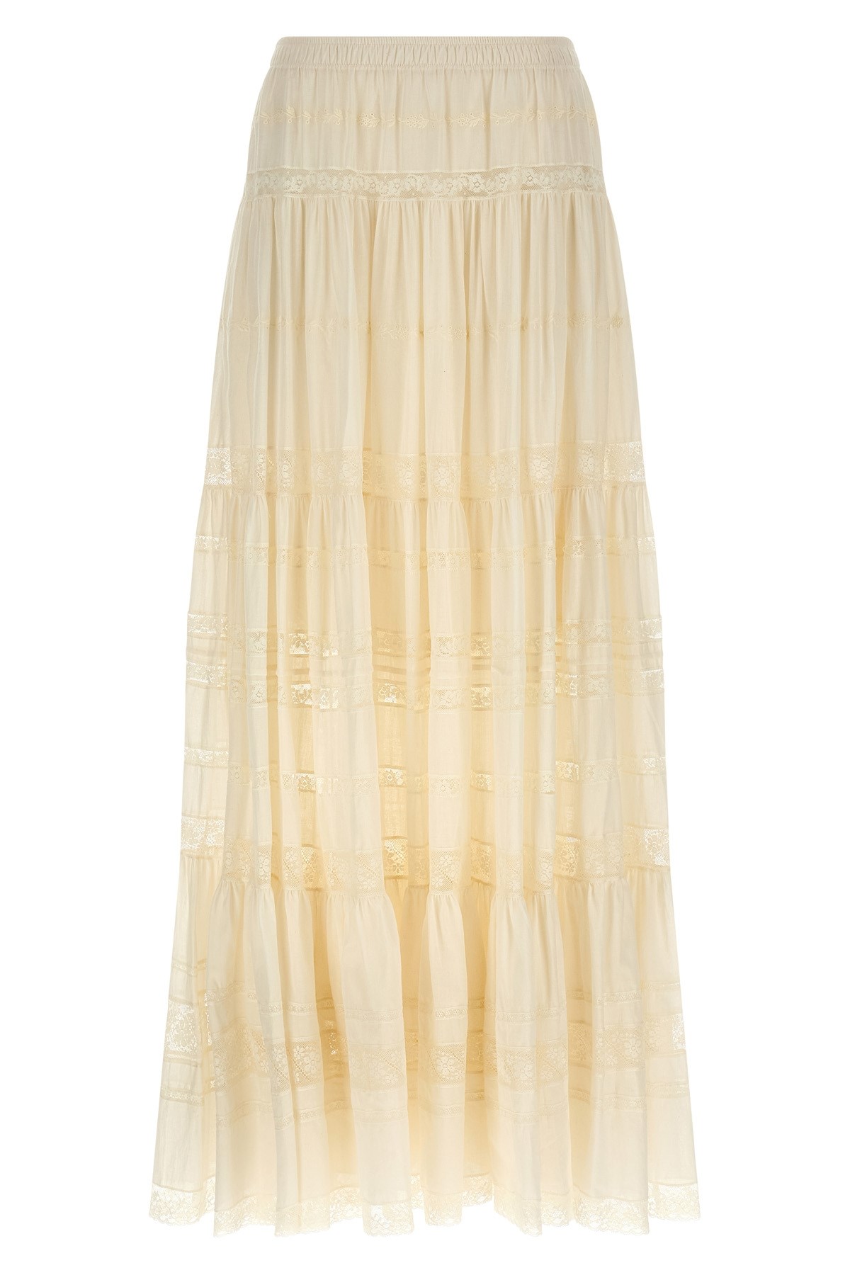 Lace Insert Skirt