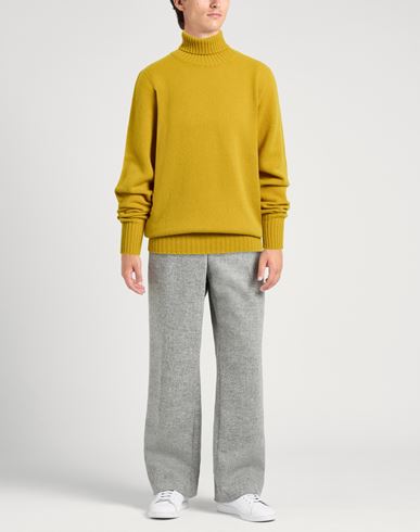 Man Turtleneck Mustard Size 48 Lambswool