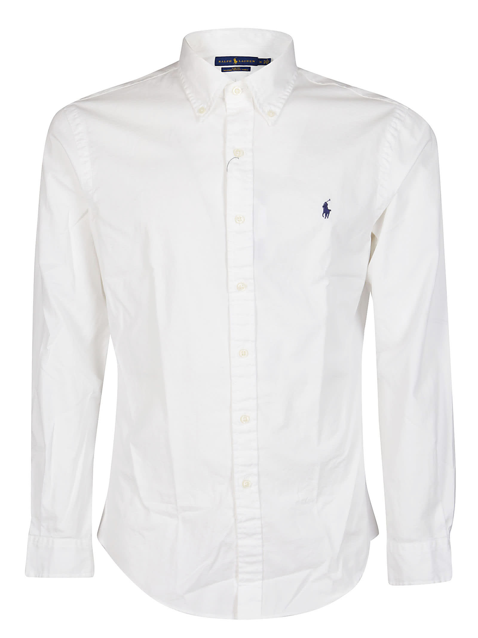 Logo-patch shirt