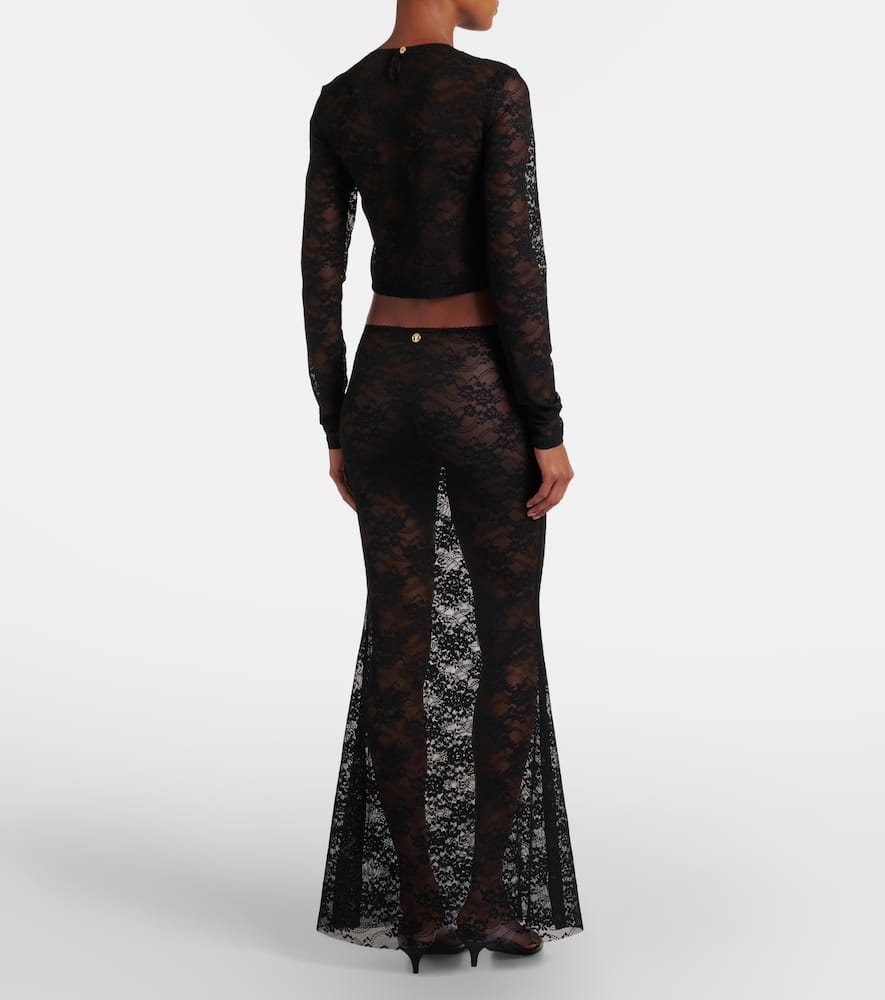 Rona lace midi skirt
