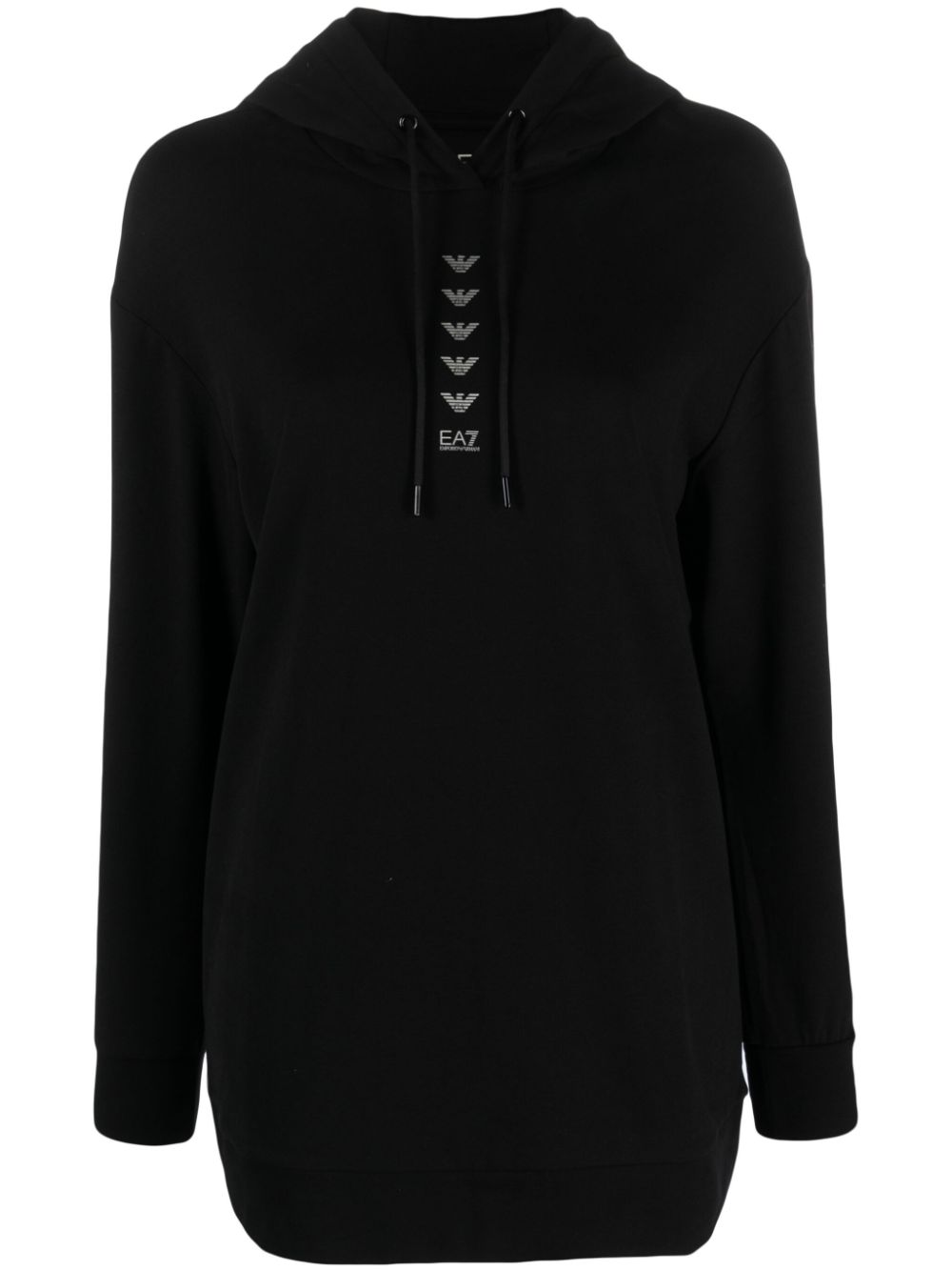 Logo Series drawstring hoodie - Black