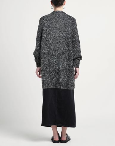 Woman Cardigan Charcoal Size 8 Wool, Polyacrylic, Alpaca wool