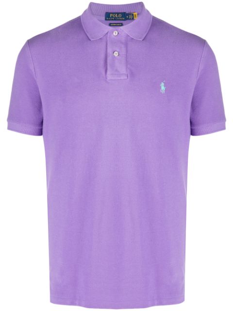 Piqué cotton polo shirt