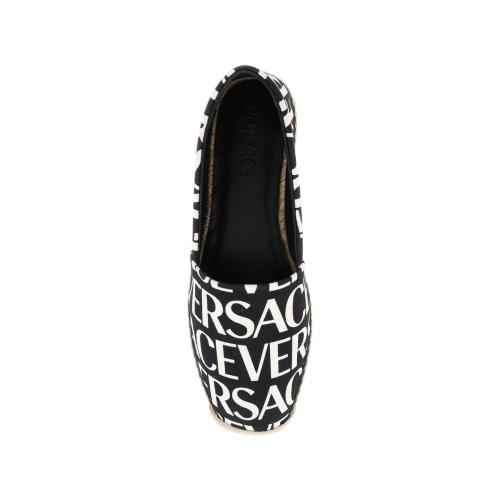 All-over logo print espadrilles - Pink