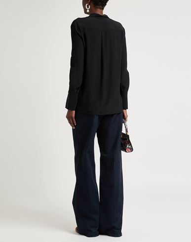 Simona Corsellini Woman Shirt Black Size 2 Silk