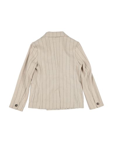 Kid Boy Blazer Beige Size 10 Polyester, Wool, Viscose