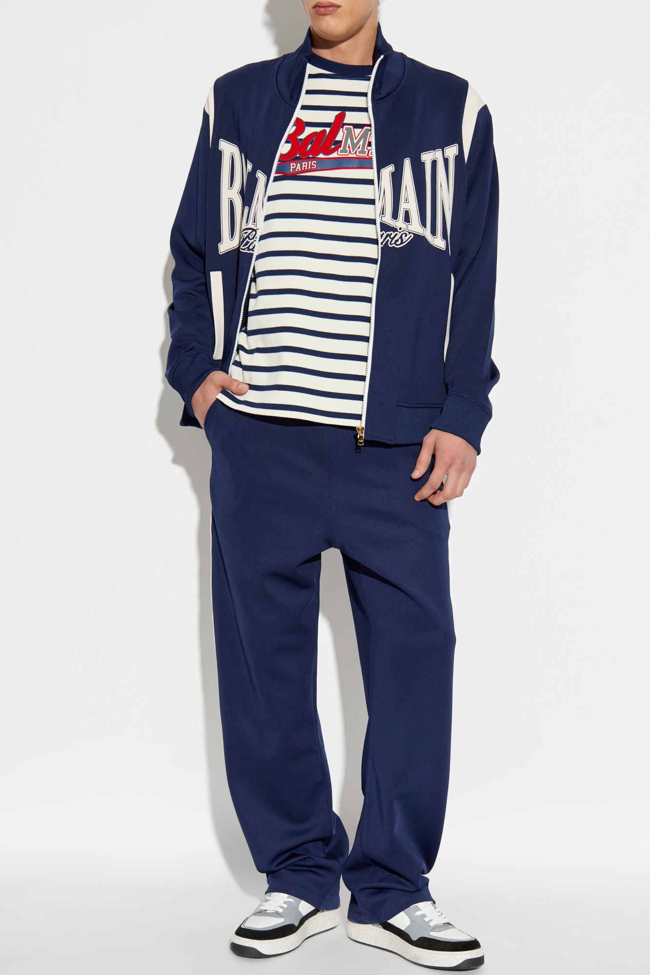 Sweatpants With Straight-leg Fit, Men's, Navy Blue