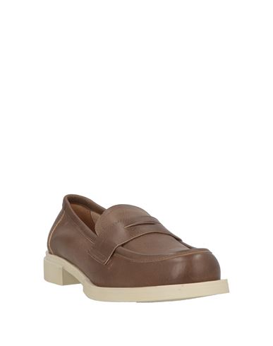 Woman Loafers Brown Size 7 Leather