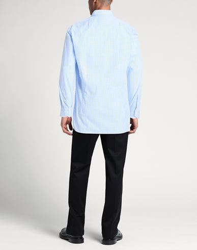 Man Shirt Azure Size 15 ½ Cotton