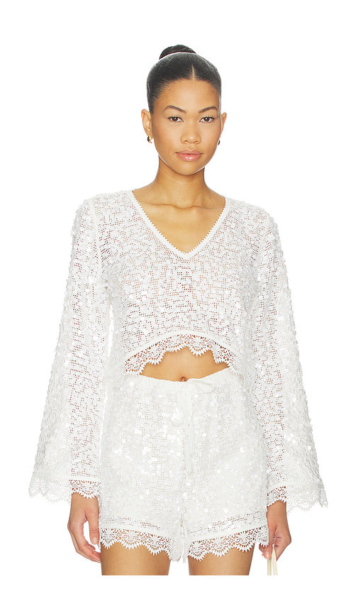 Waimari Holly Top in White. XS. Also in S