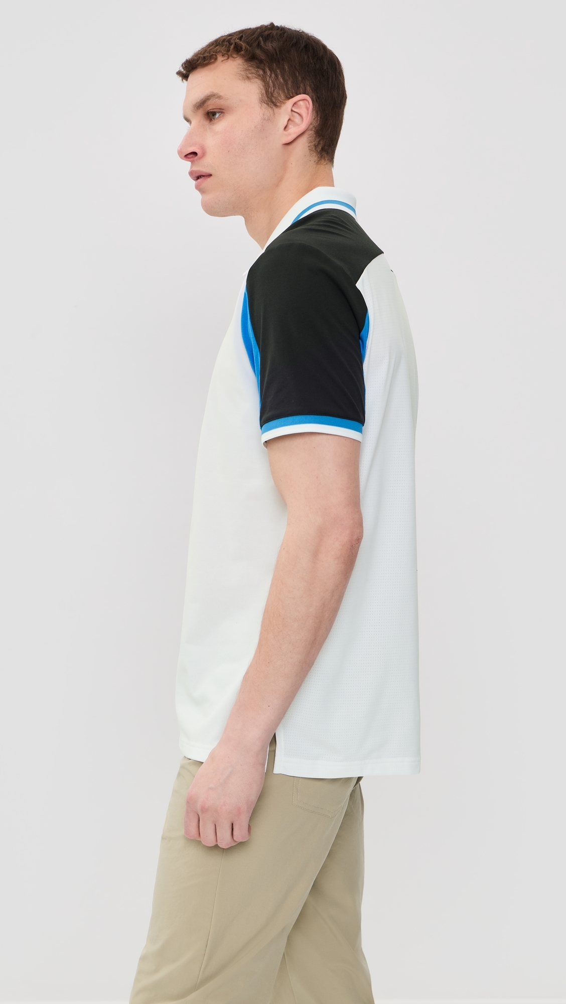Beyond Vent Polo Shirt White/Black