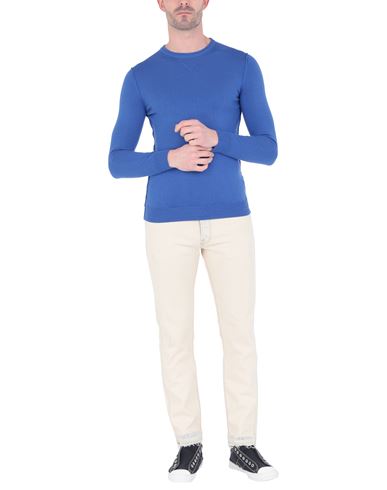 Man Sweater Bright blue Size L Merino Wool, Acrylic
