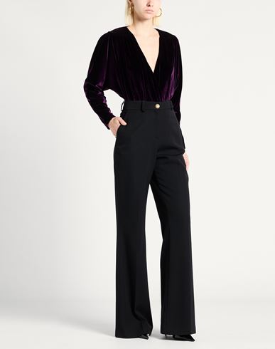 Woman Bodysuit Purple Size 4 Polyester, Elastane