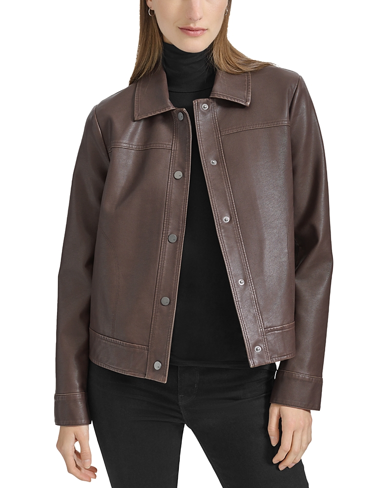 Faux Leather Jacket