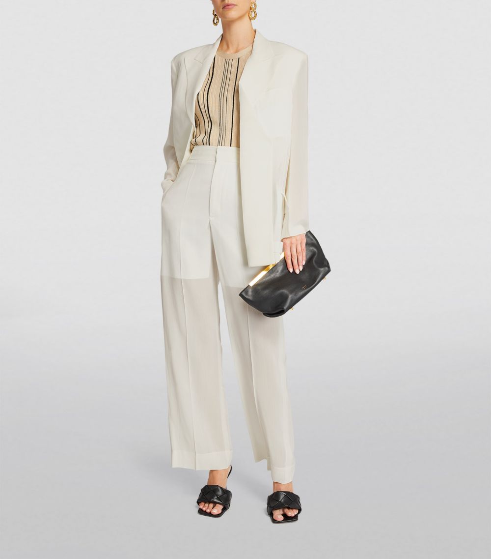 Straight Tailored Trousers