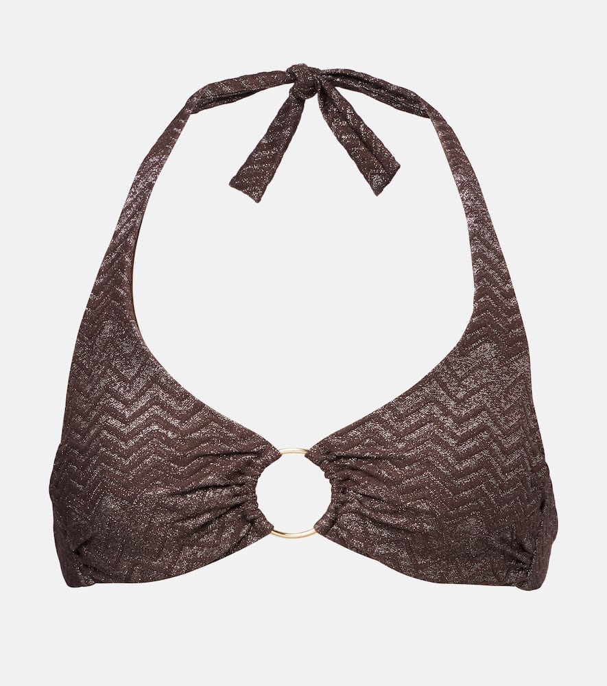 Brussels halterneck bikini top