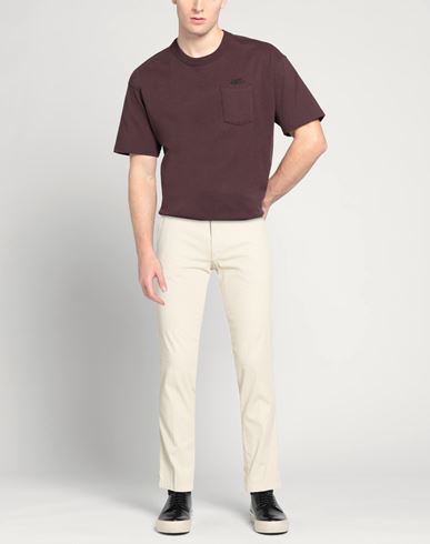 Man Pants Beige Size 30 Cotton, Elastane