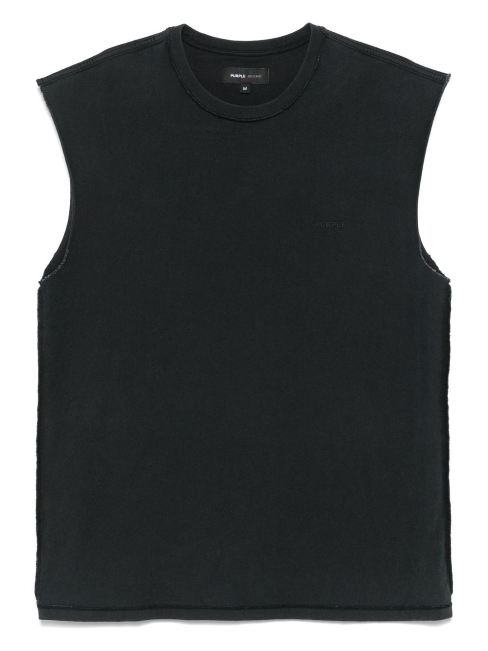 Cotton tank top - Black