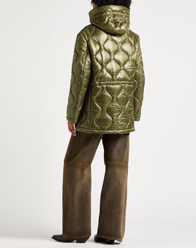 Woman Puffer Military green Size S Polyester, Polyamide, Polypropylene