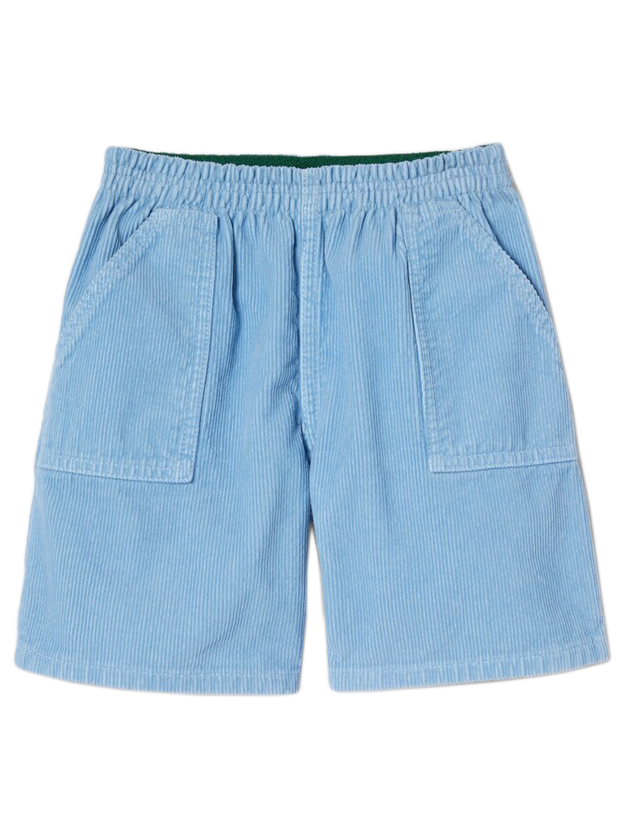 Boys' Corduroy Bermuda Shorts with Sophisticated Waist