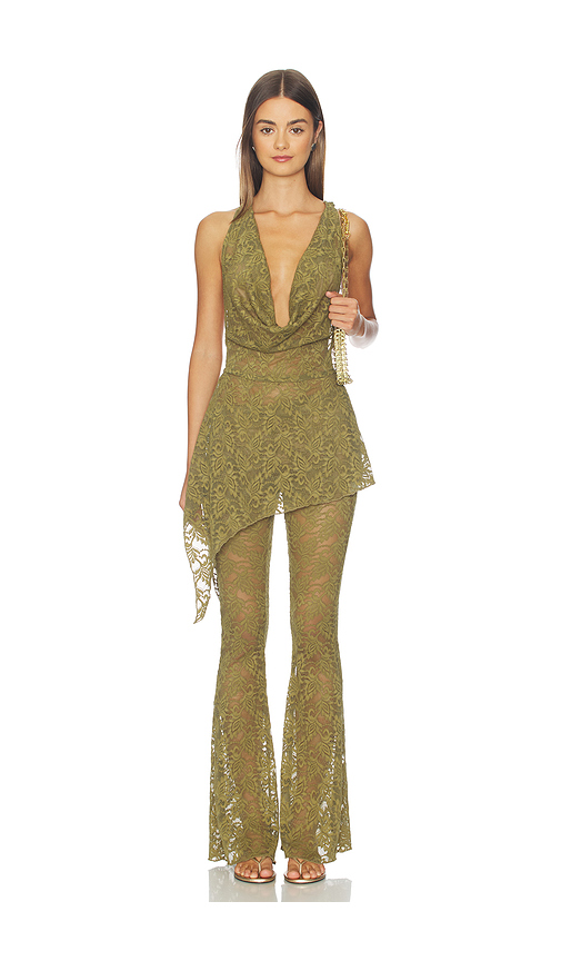 Superdown Colson Pant Set in Olive. XL. Also in L, M, S