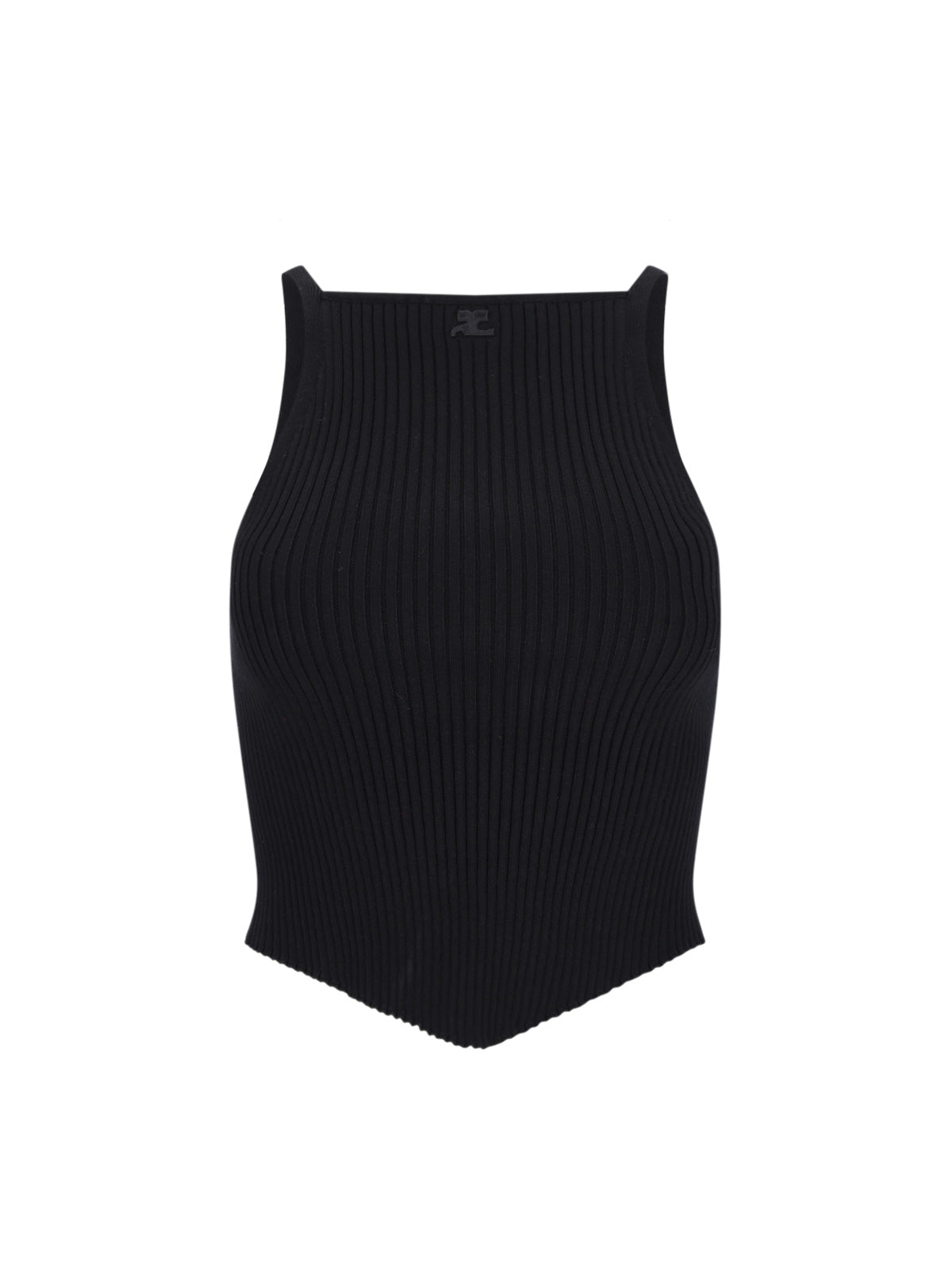 Courrèges-Inspired Viscose-Blend Top for Women