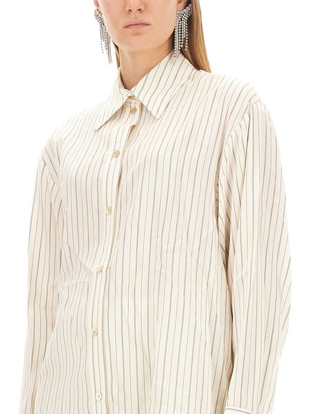 Isabel Marant Long Sleeved Striped Buttoned Shirt