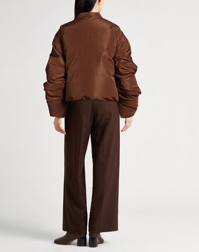 Woman Puffer Brown Size 4 Polyester