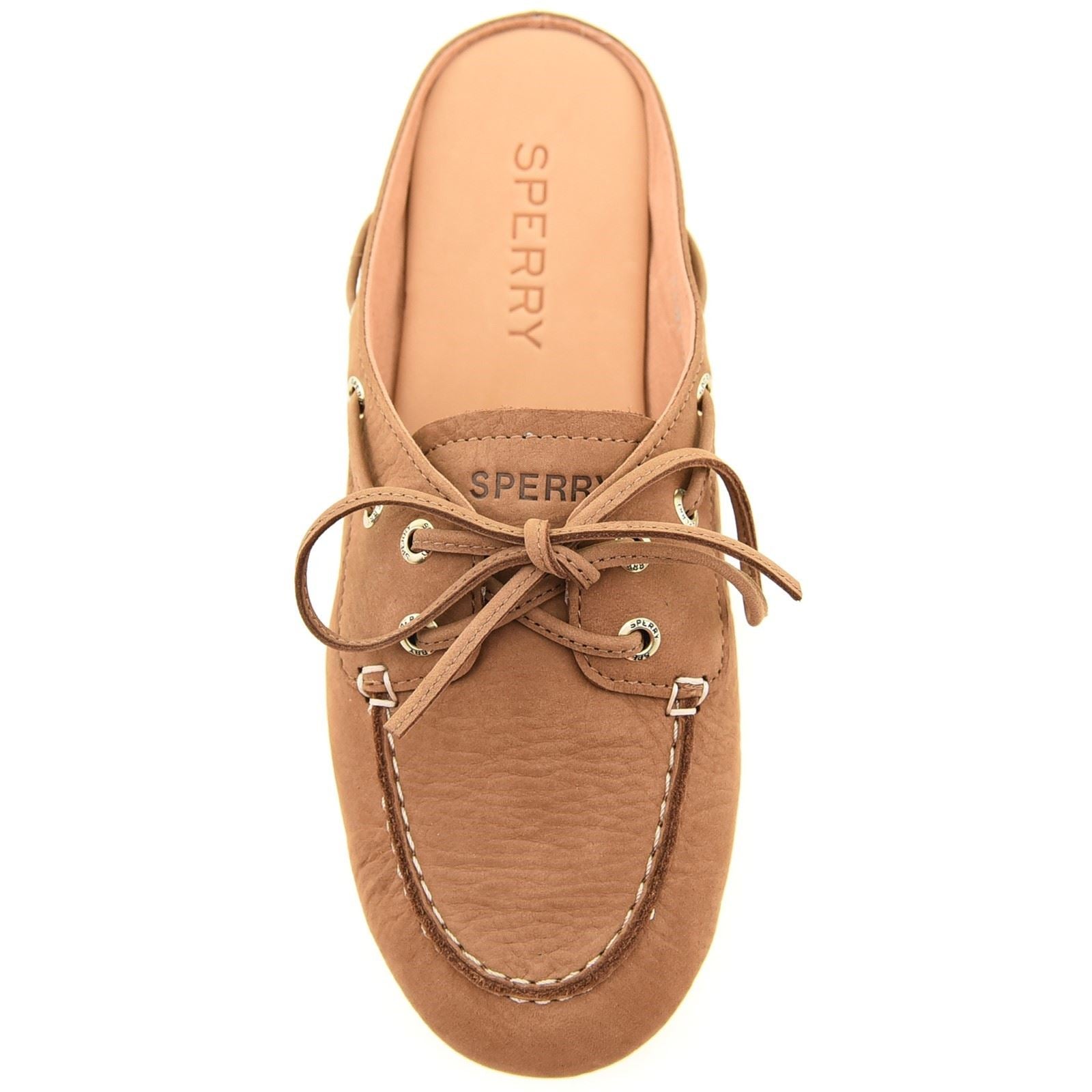 Sperry Slimboat Leather Women's Tan Mule
