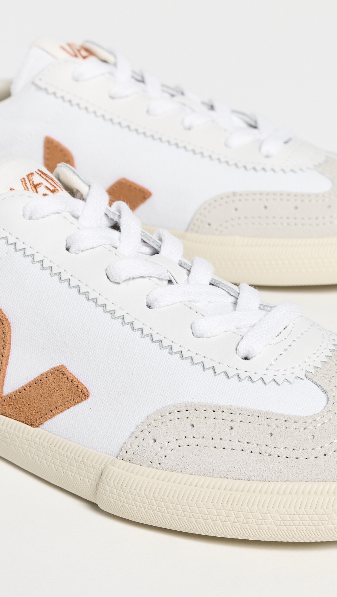Veja Volley Canvas Sneakers White Umber