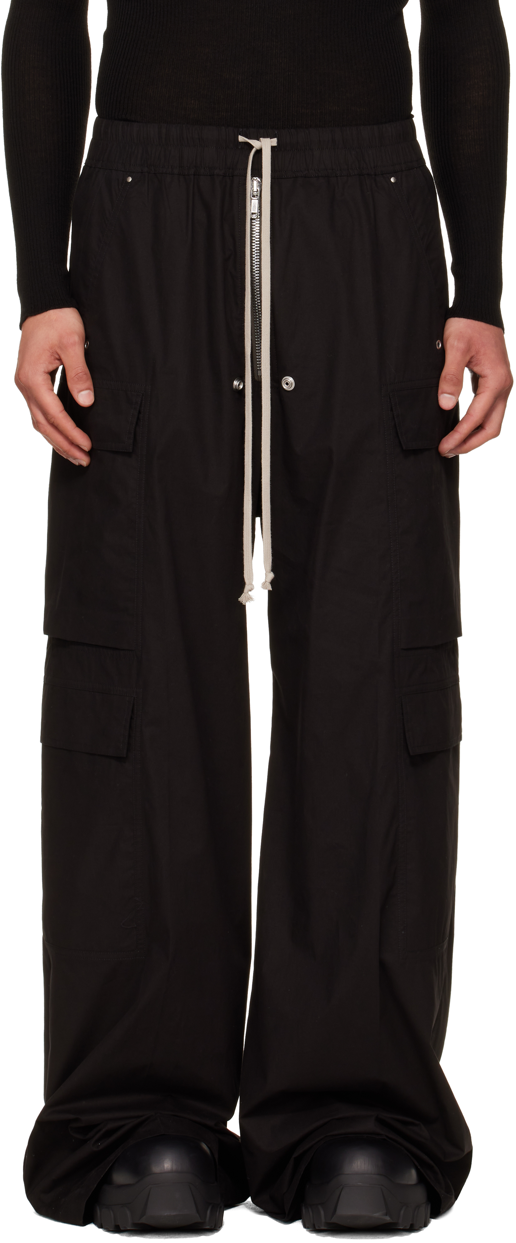 Black Cargobelas Cargo Pants