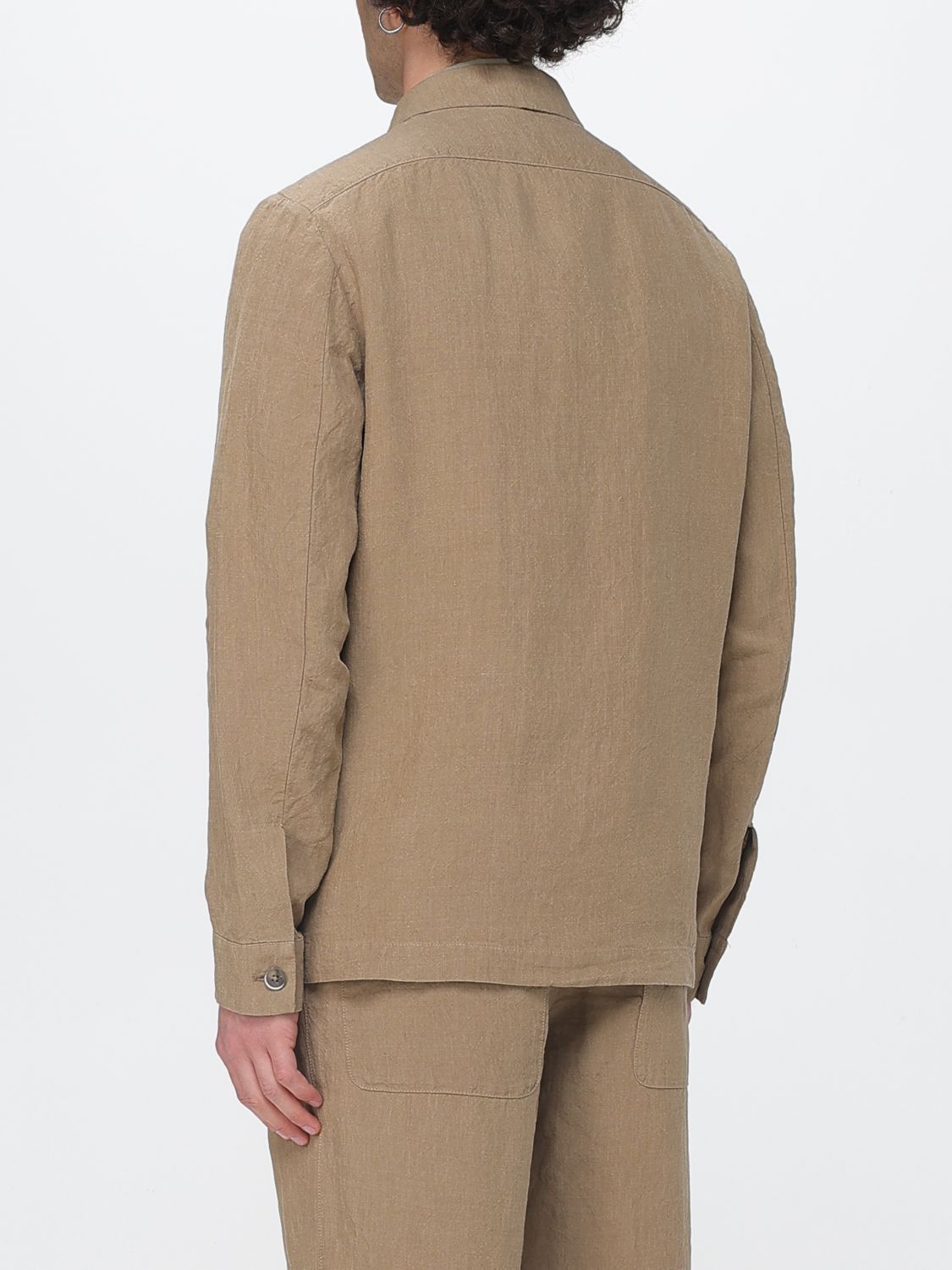 Jacket Men color Green