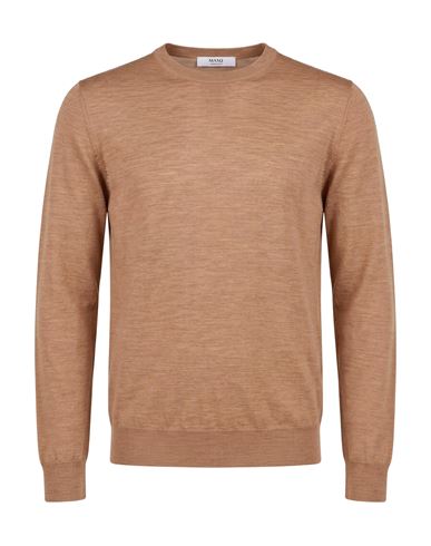 Man Sweater Sand Size 40 Merino Wool