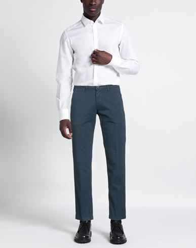 Man Pants Navy Size 28 Cotton, Elastane