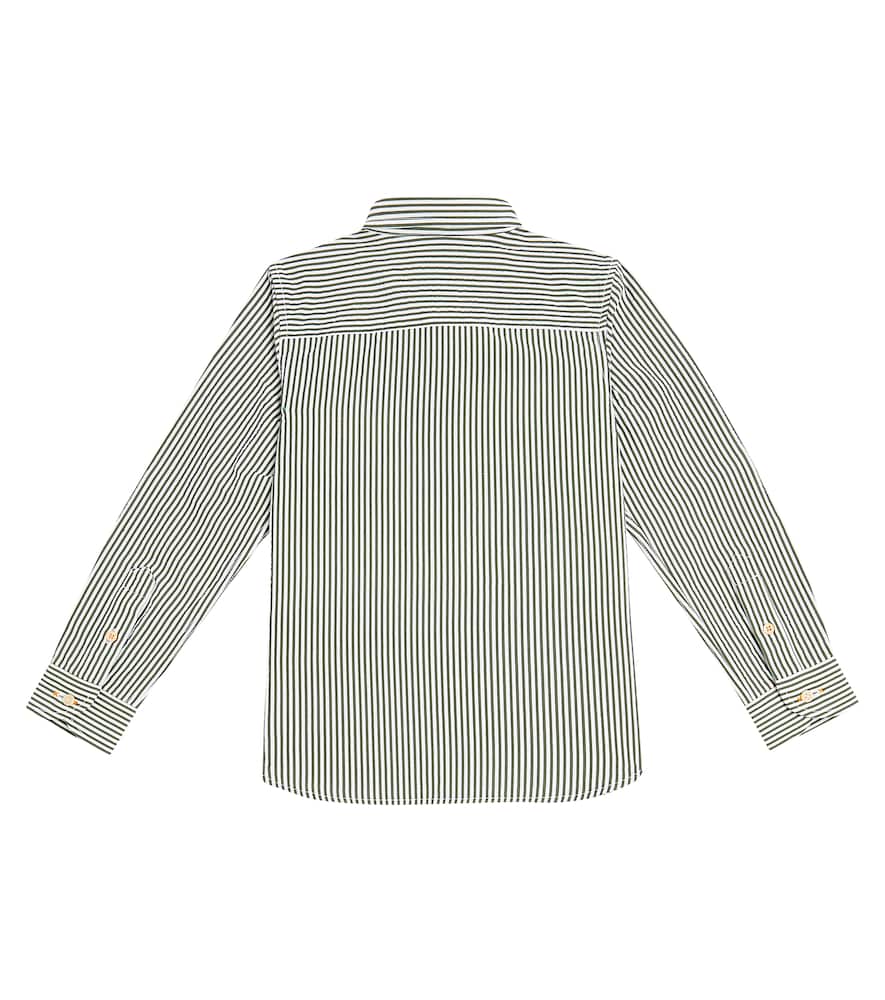 Scotch & Soda Kids Striped seersucker shirt