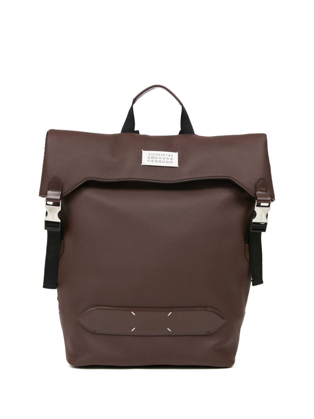 5AC four-stitch logo backpack - Black