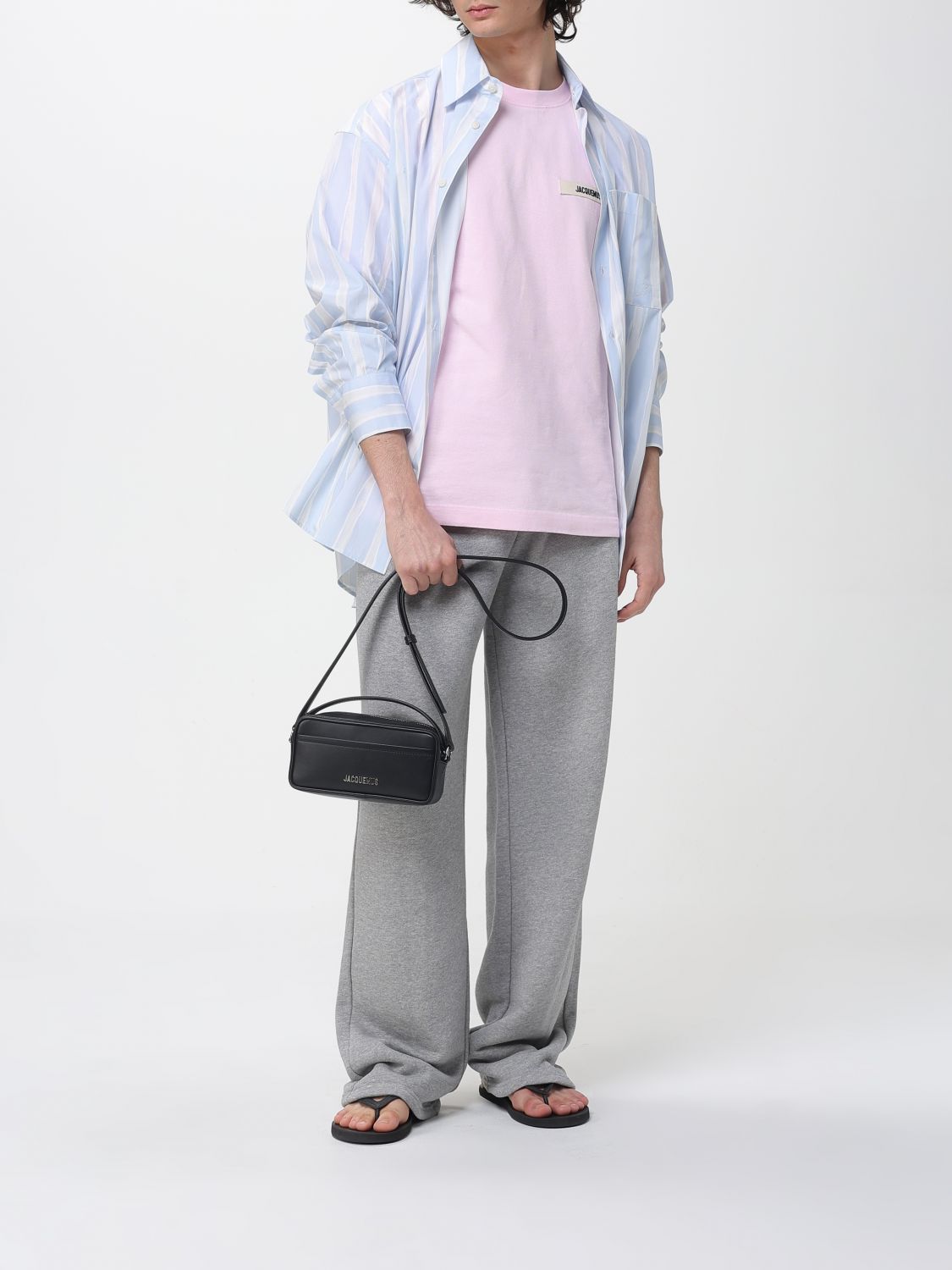 Shirt Men color Gnawed Blue