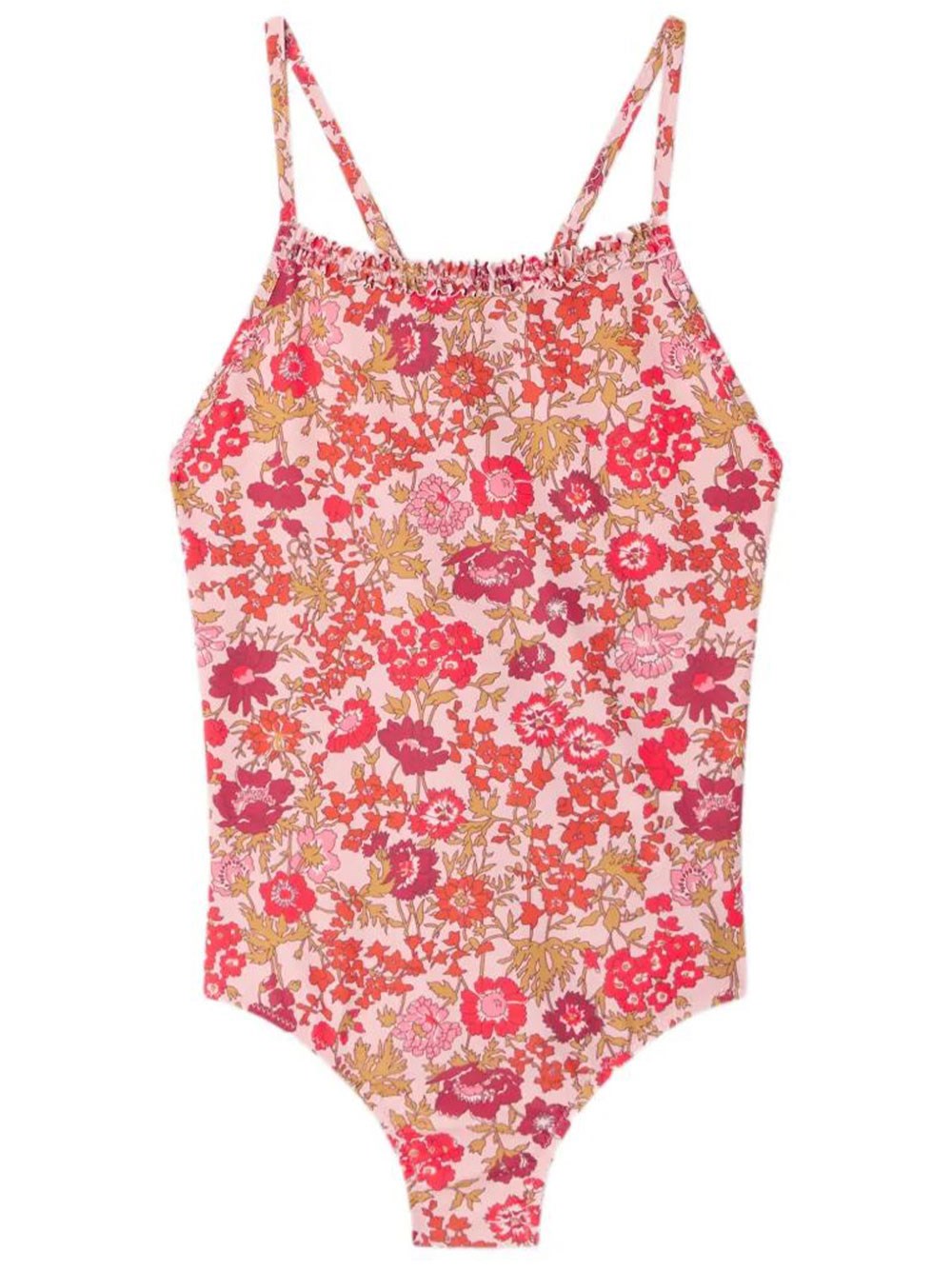 Laika One-Piece Swimsuit With Flowers In Liberty Fabric
