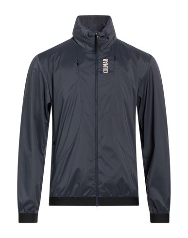 Man Jacket Navy Size 44 Polyester, Elastane