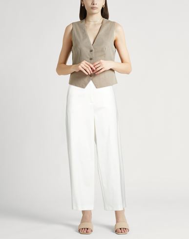 Fabiana Filippi Woman Pants White Size 4 Cotton, Polyamide, Elastane