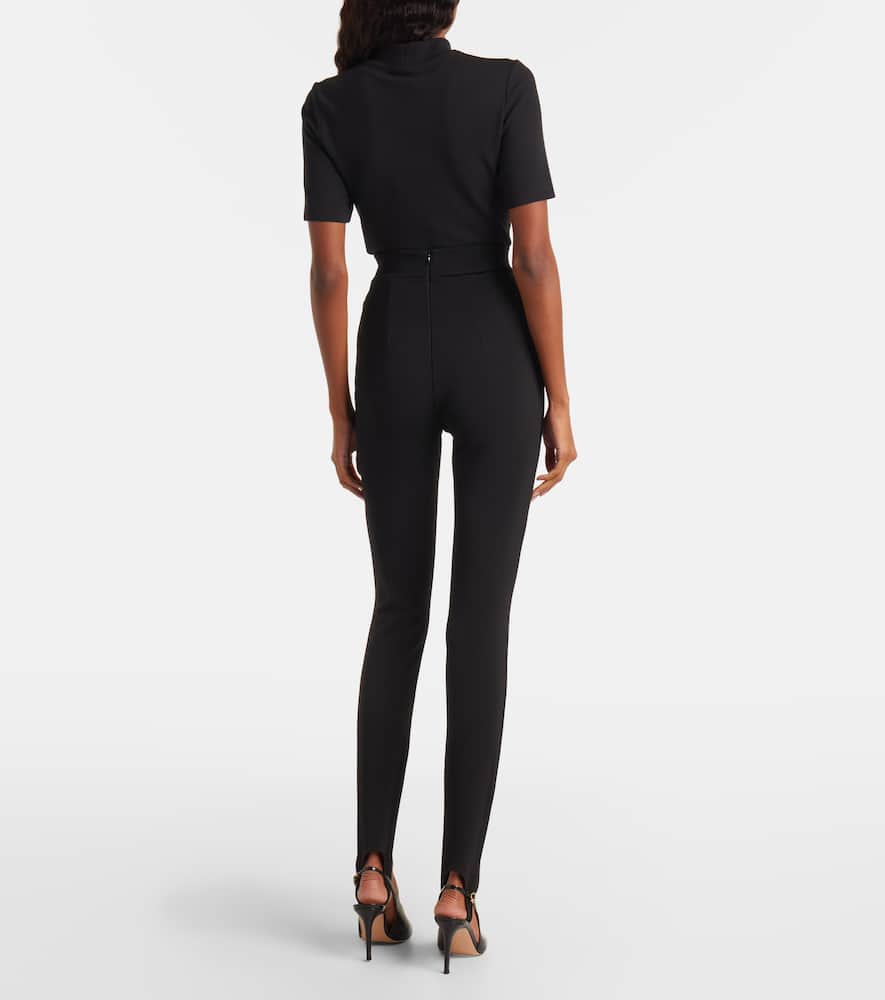 Jersey stirrup leggings