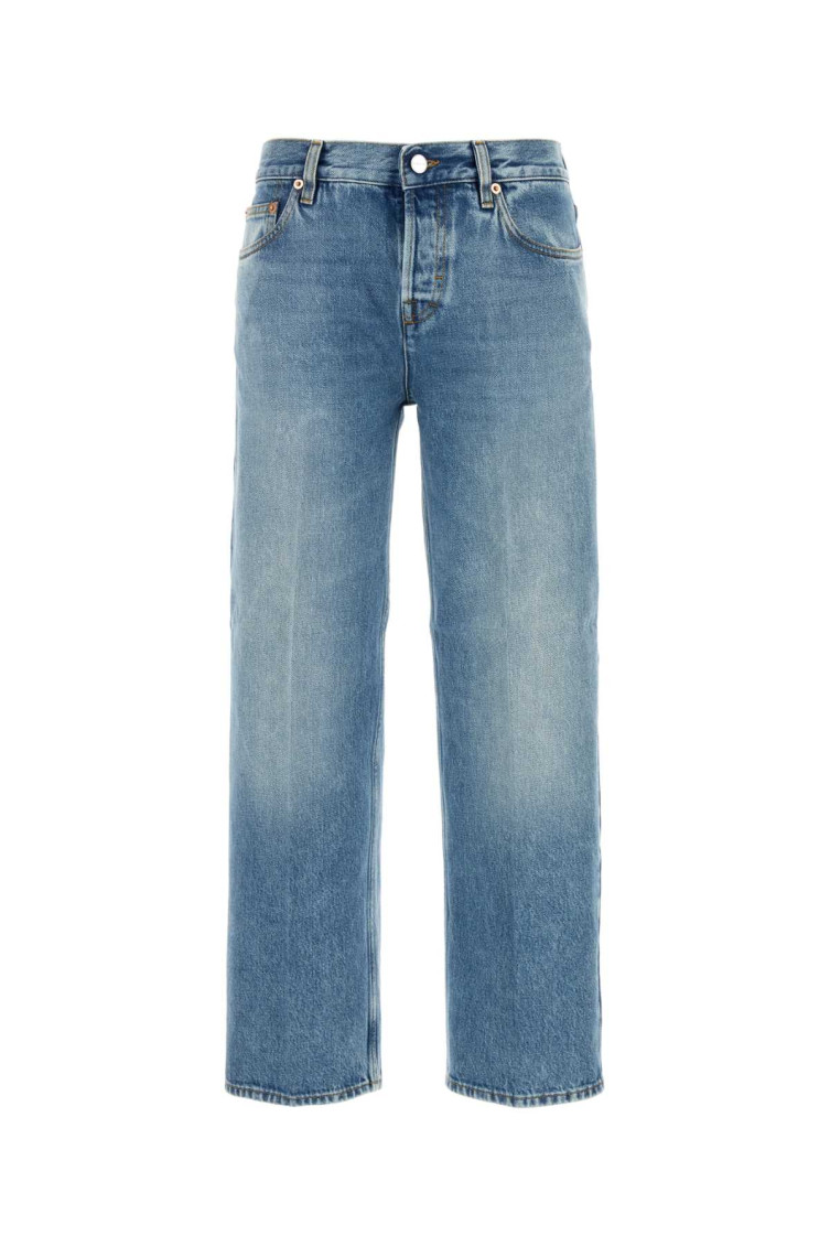 Faded Cotton Jeans