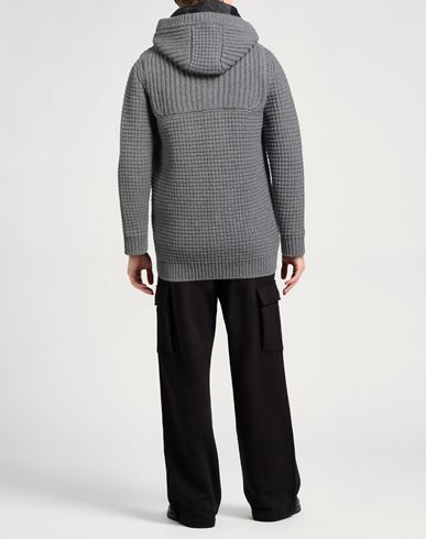 Man Coat Grey Size M Wool, Polyamide