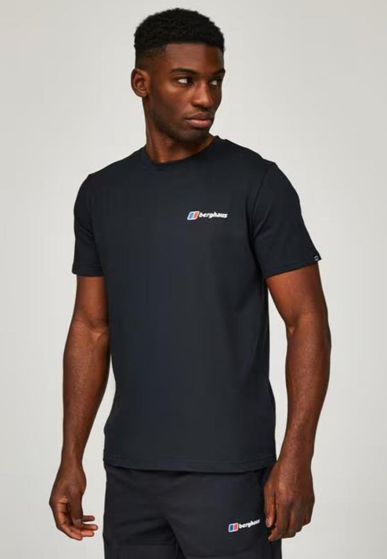 Berghaus Mens Everest Mountain Ridge T-Shirt in Teal Green Jersey - X-Large